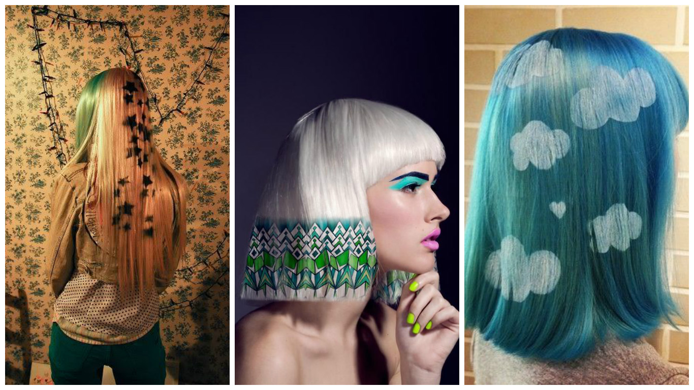 Photo of Saçları Sanata Dönüştüren Trend: Hair Stencilling